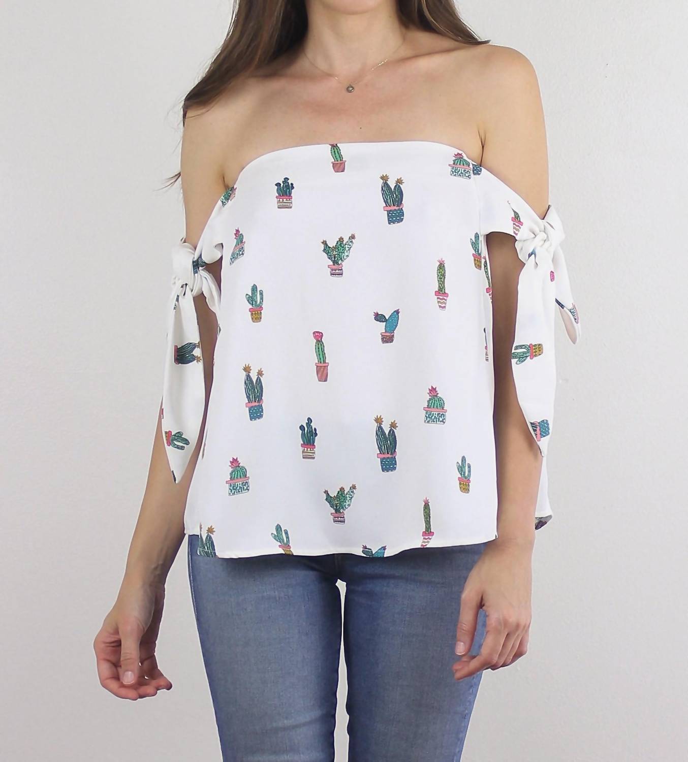 Do+Be - Born To Tie Cactus Top