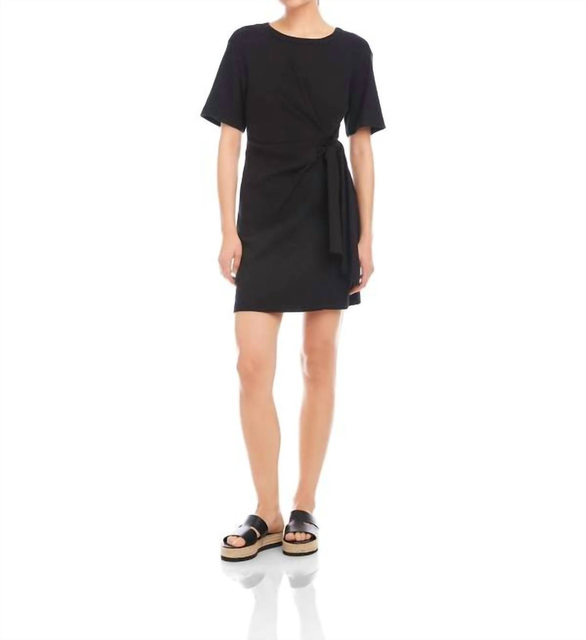 Fifteen Twenty - Diana Side-knot Mini Dress