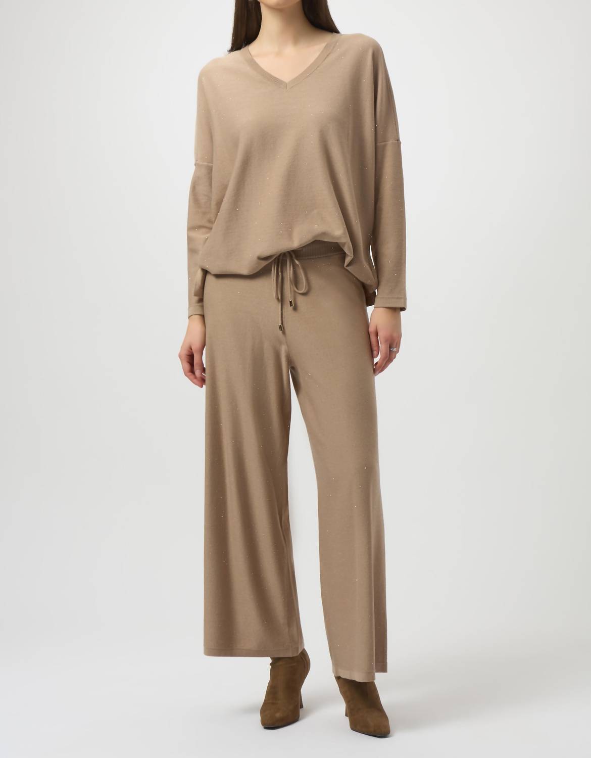 Joseph Ribkoff - V-neck Jewel Embellished Pullover