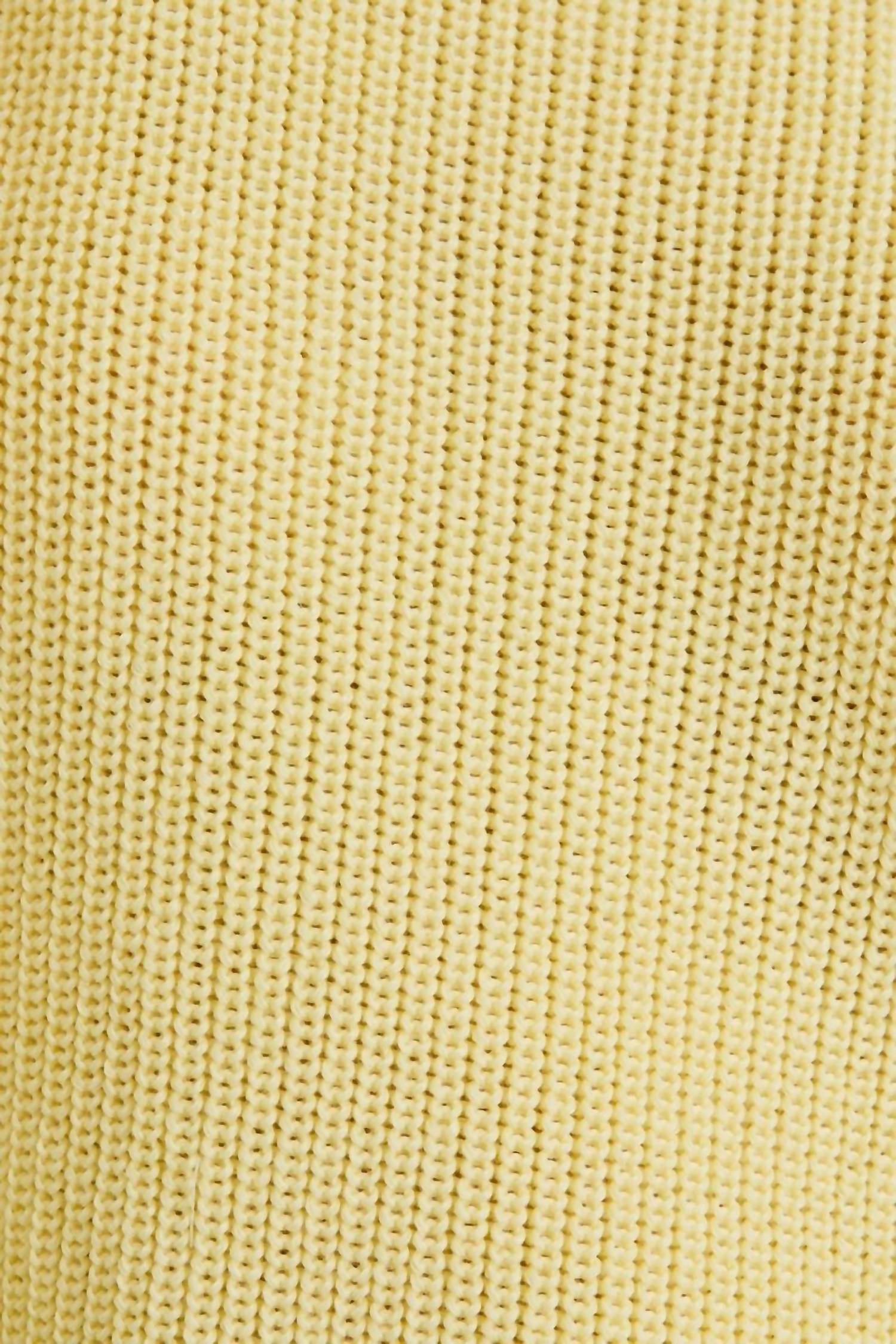 LE LIS Golden Hour Mock Neck Sweater in yellow - women's sweater - view 6