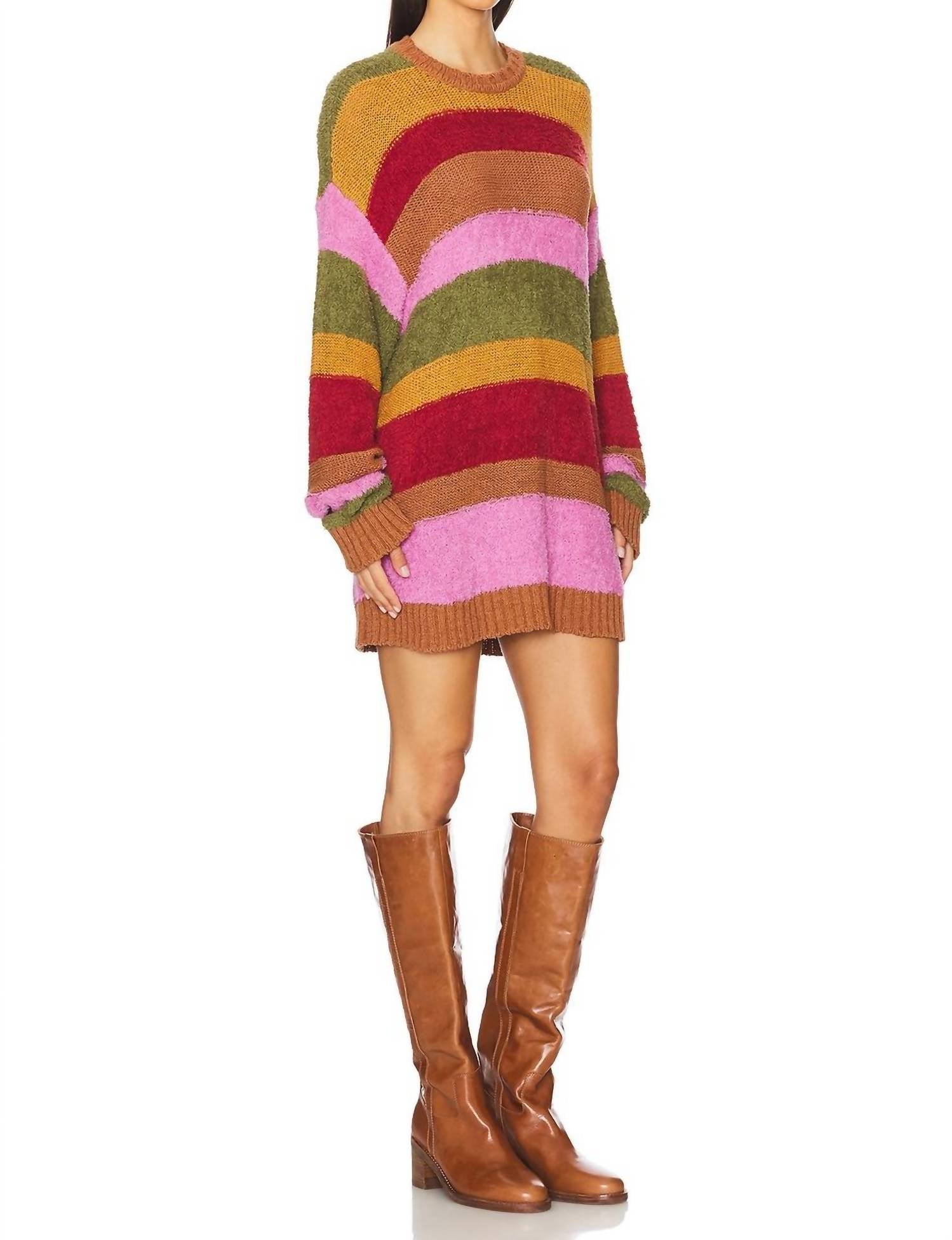 Show Me Your Mumu - Women's Chilly Multi Stripe Sweater