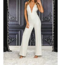 Ricarica - Sequin Multi Way Top Wide Leg Jumpsuit