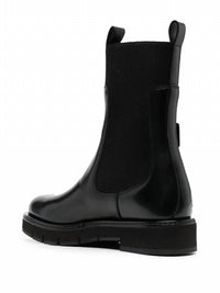 Salvatore Ferragamo - Women's Cleated-sole Leather Chelsea Boots