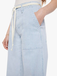 Mother The Spinner Utility Nerdy Jeans in shows on the road - women's jeans - view 9