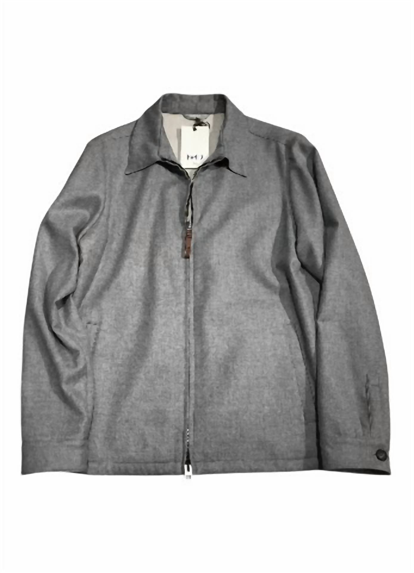 Manto Italia Men's Brenta Casual Jacket in 91 grey - men's jacket