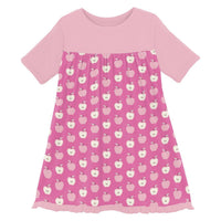 Kickee - Girls' Short Sleeve Swing Dress