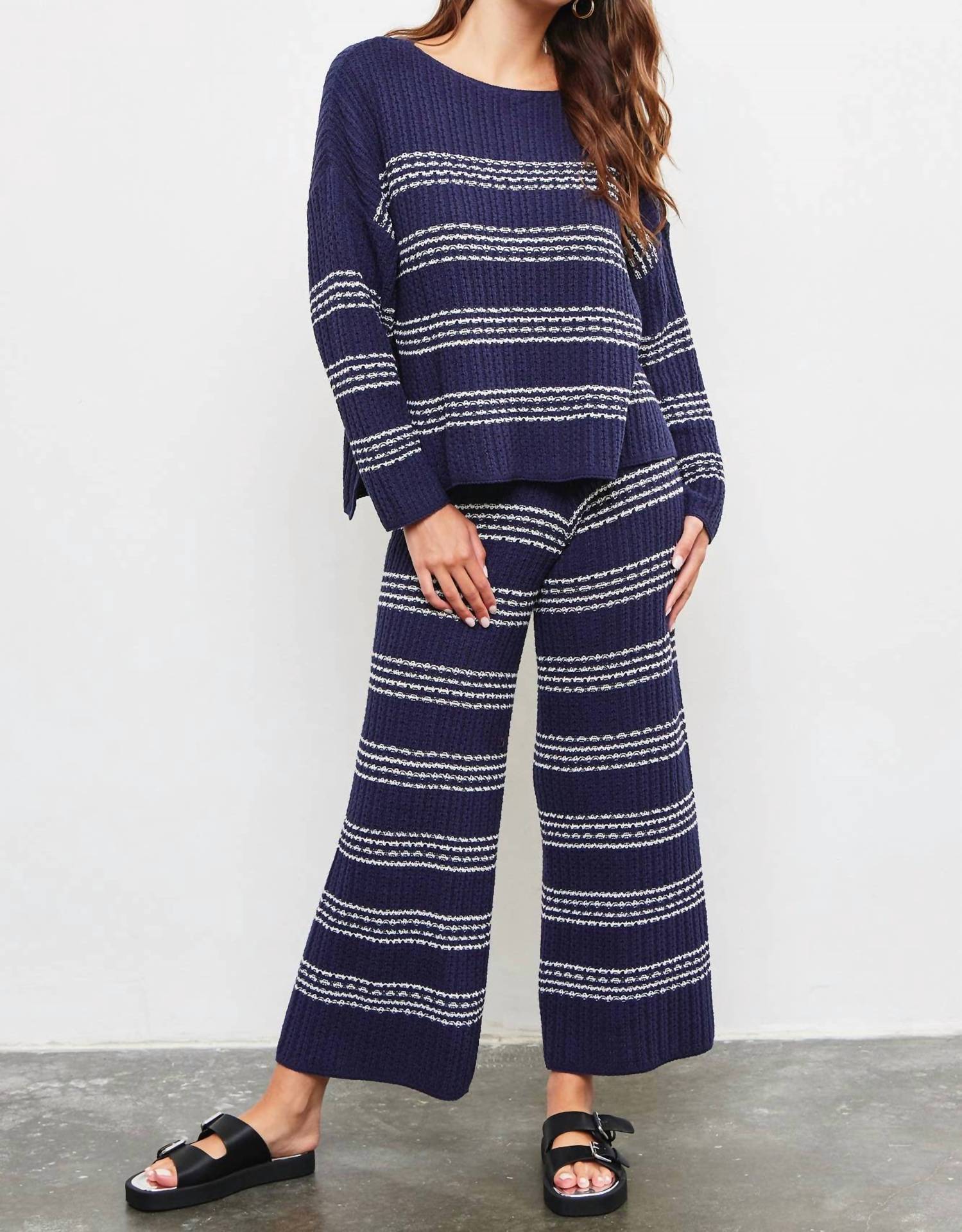 Mustard Seed - Knit Stripe Pants