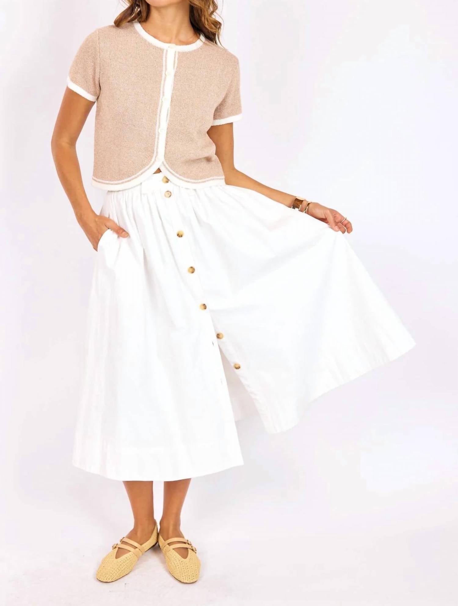 Sage The Label - Lily Pond Midi Skirt