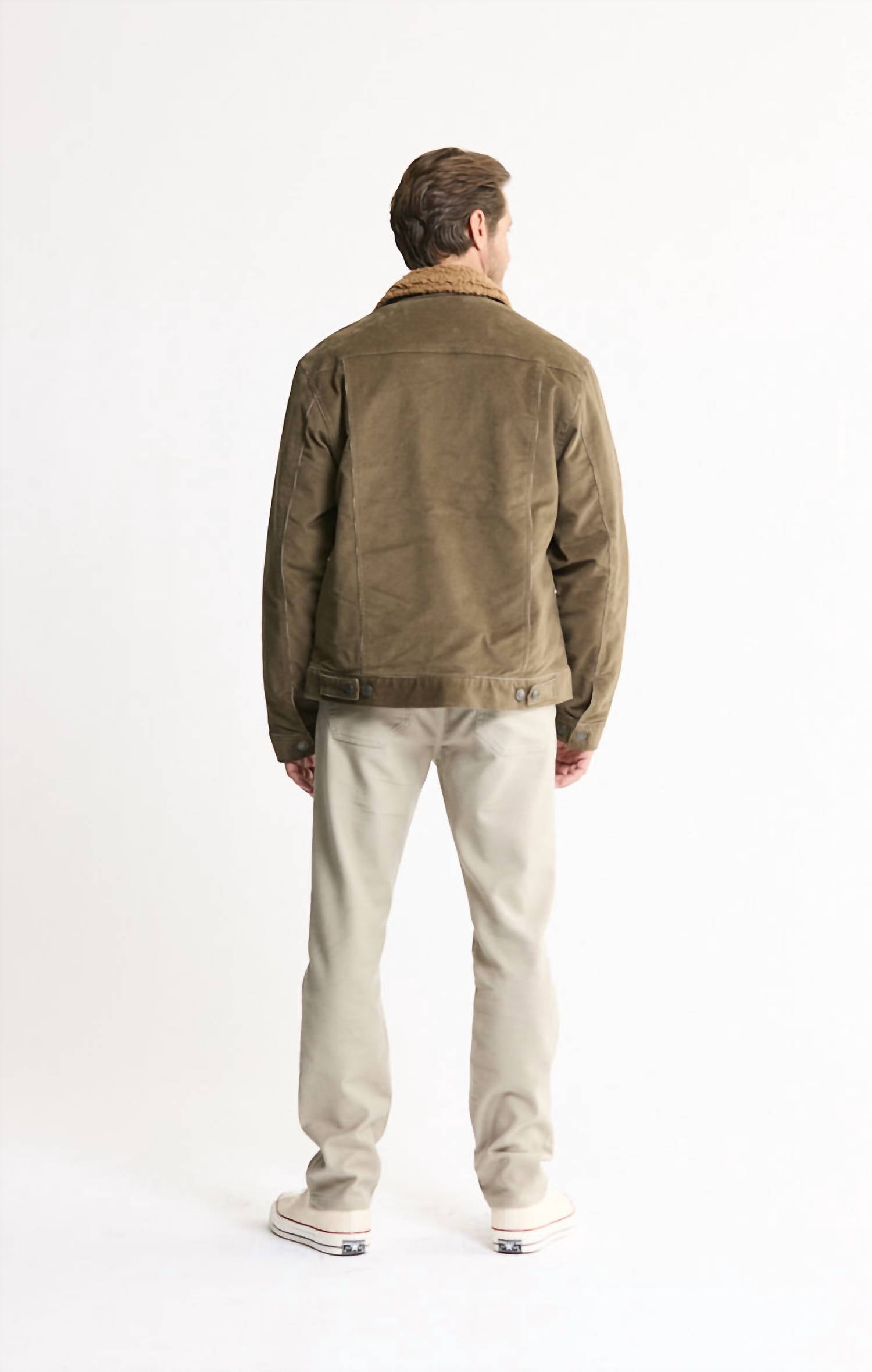 Jachs New York - Corduroy Sherpa Lined Trucker Jacket