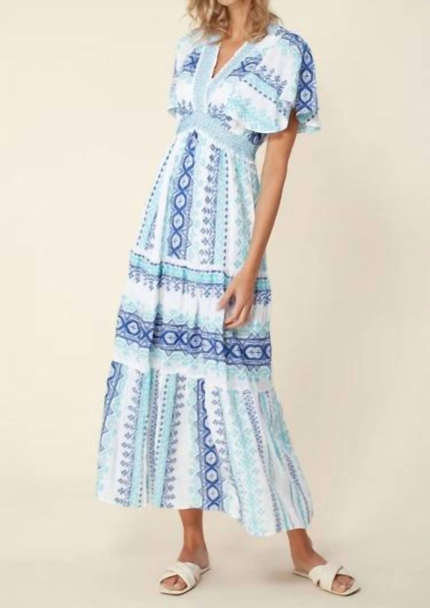 Hale Bob - Women's Pruie Embroidered Maxi Dress