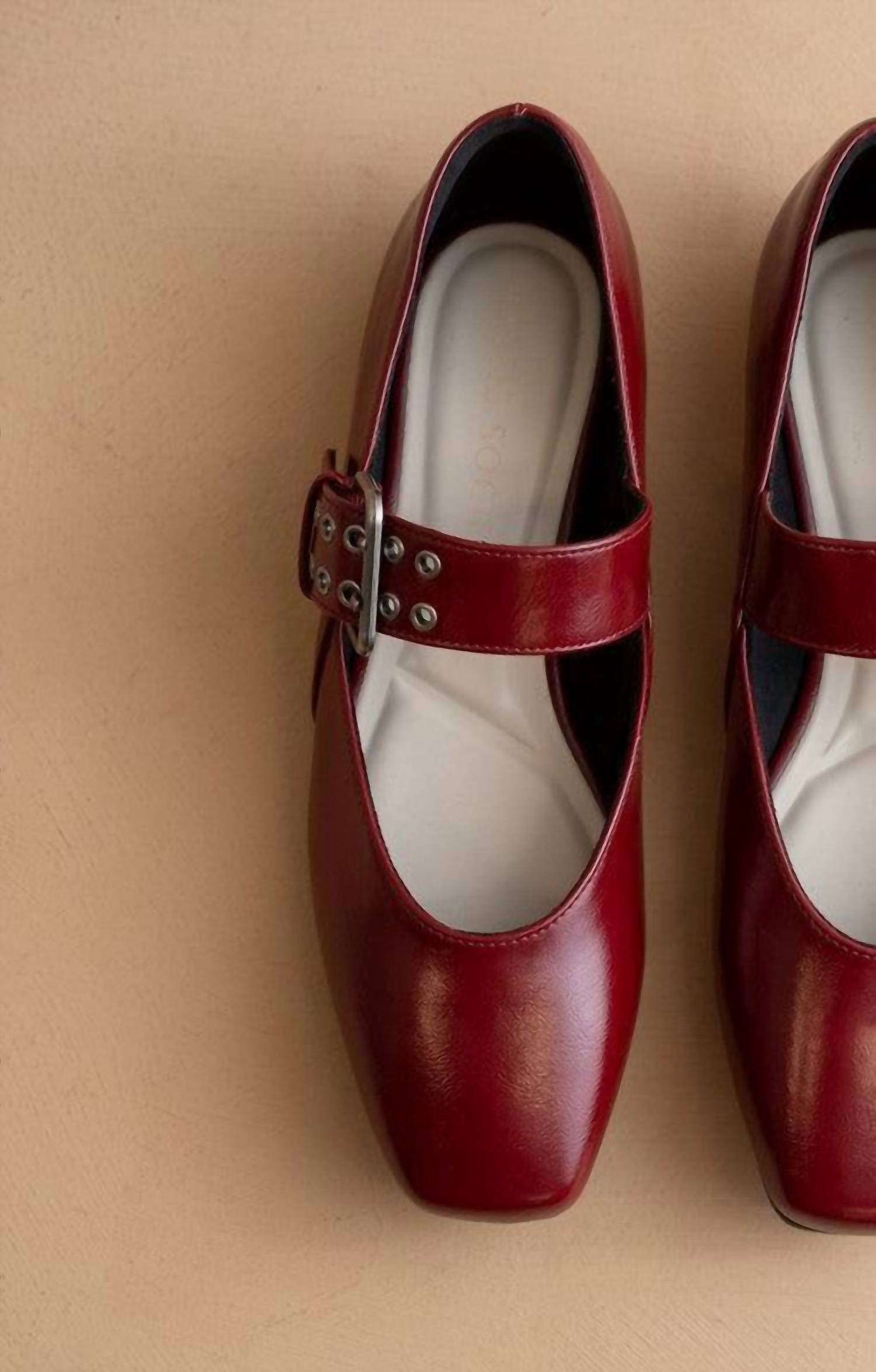 OASIS SOCIETY Women's Soho Ballet Flat in burgundy - women's flats - alternate view