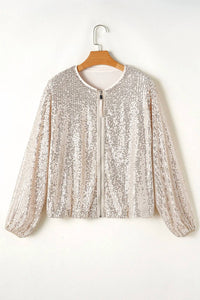 Unishe - Sequin Full Zip Jacket