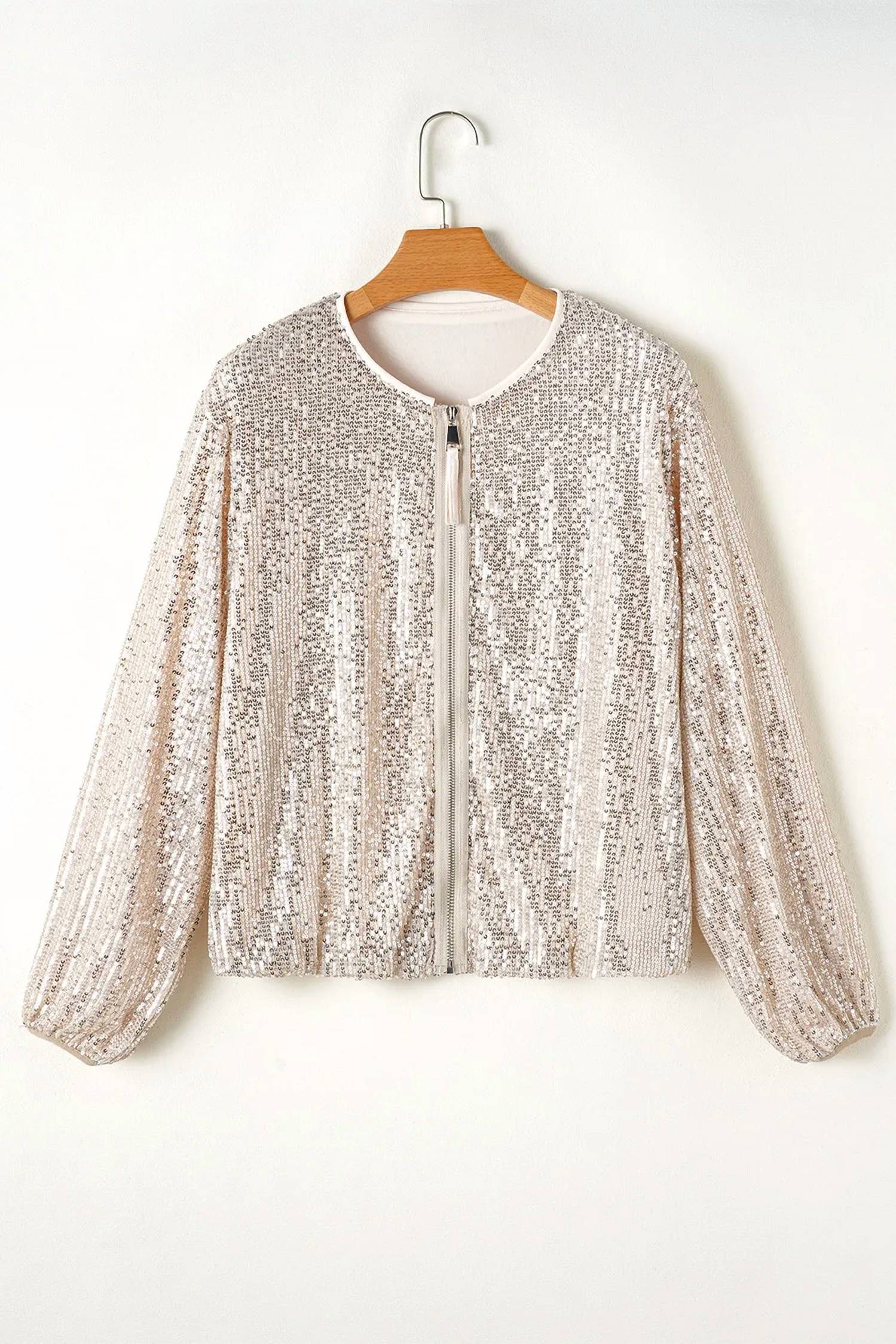 Unishe - Sequin Full Zip Jacket