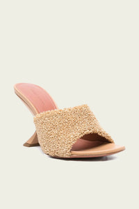 Amina Muaddi - Women's Taylor Raffia Slippers