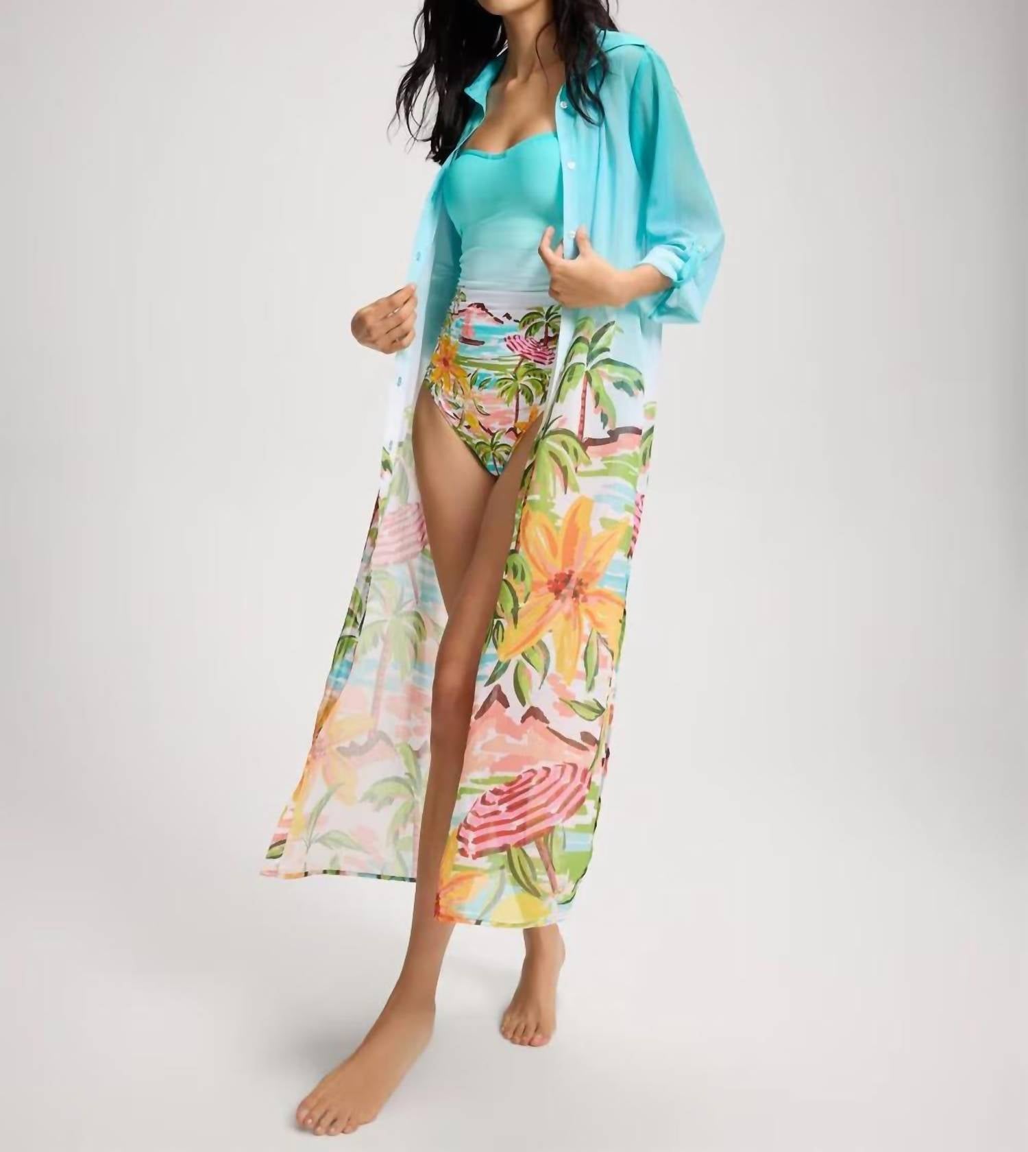 Bleu Rod Beattie - Cia Capri Long Shirt
