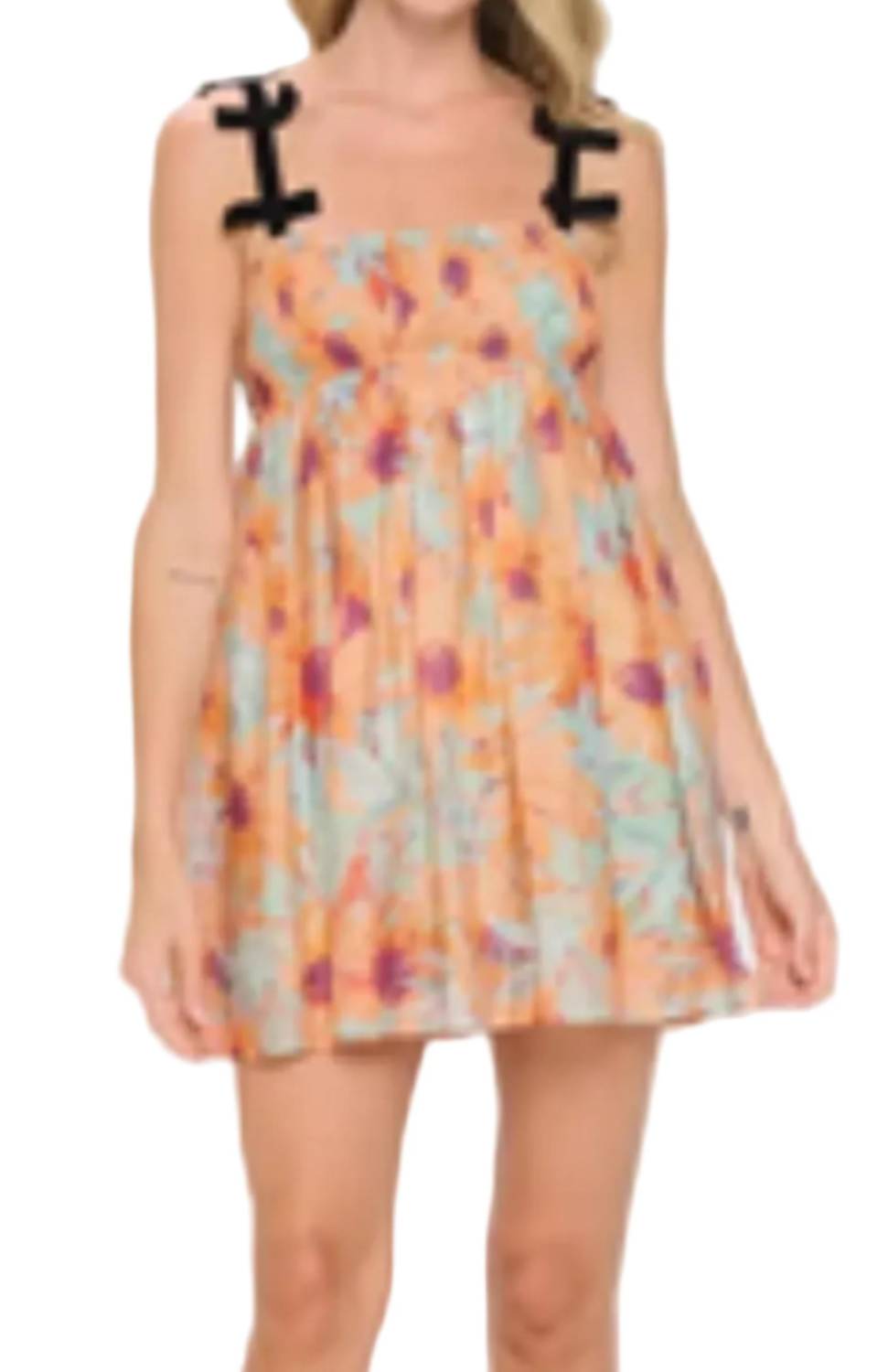 Meet Me In Santorini - Sunflower Dress