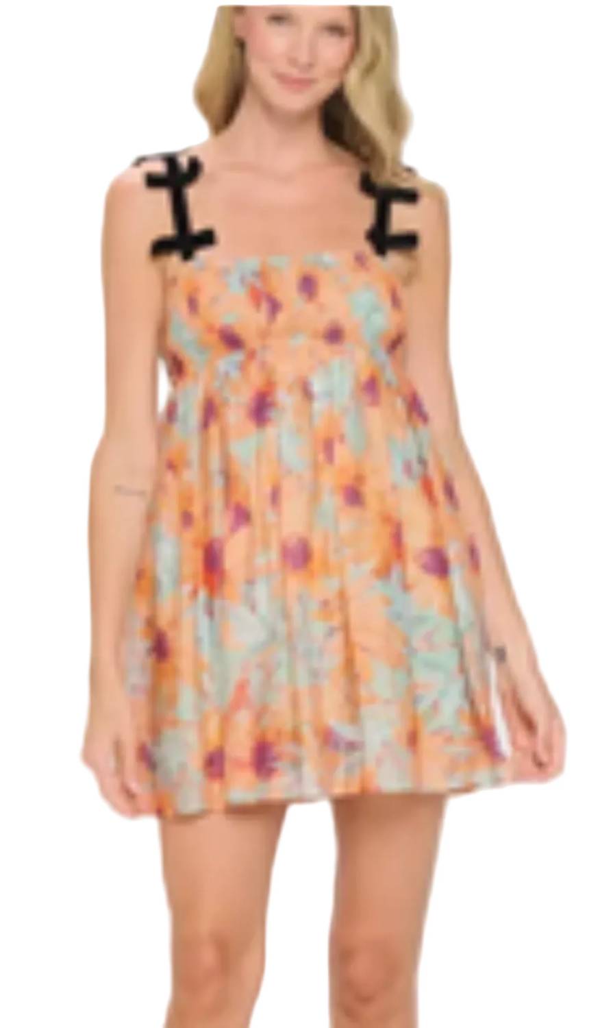 Meet Me In Santorini - Sunflower Dress