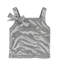 Flowers By Zoe - Girls Nadja Sateen Tie Top
