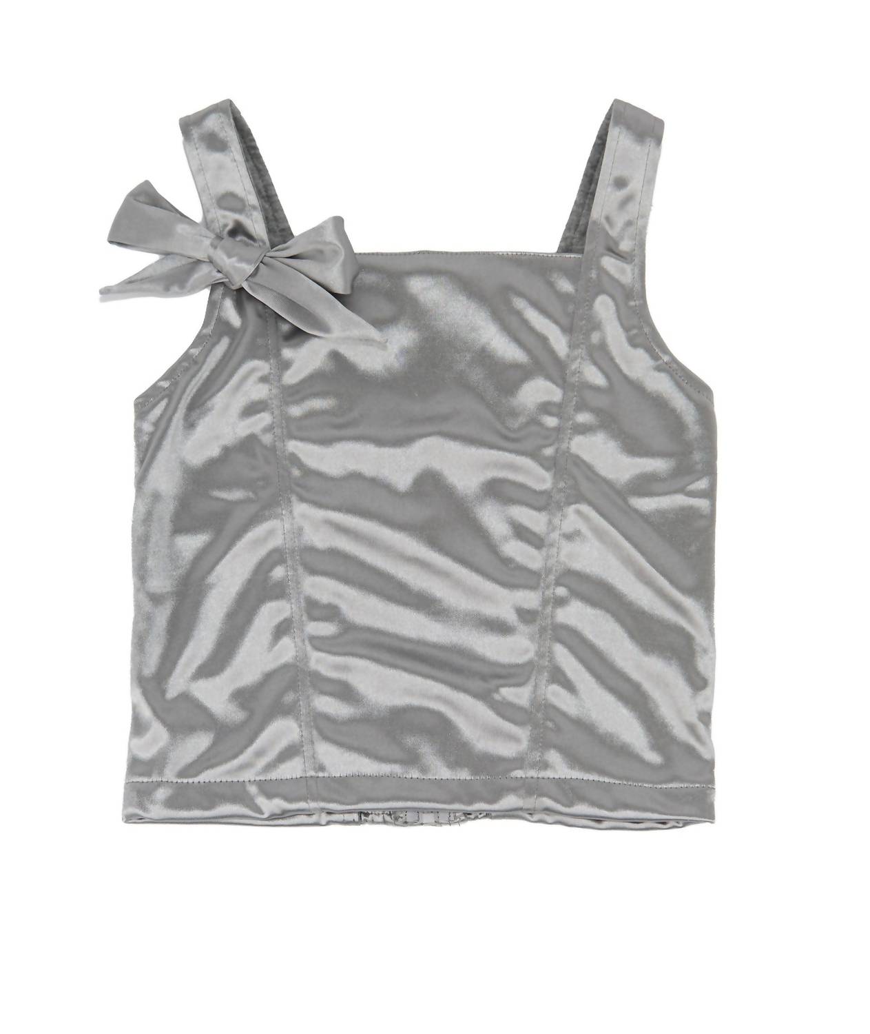 Flowers By Zoe - Girls Nadja Sateen Tie Top