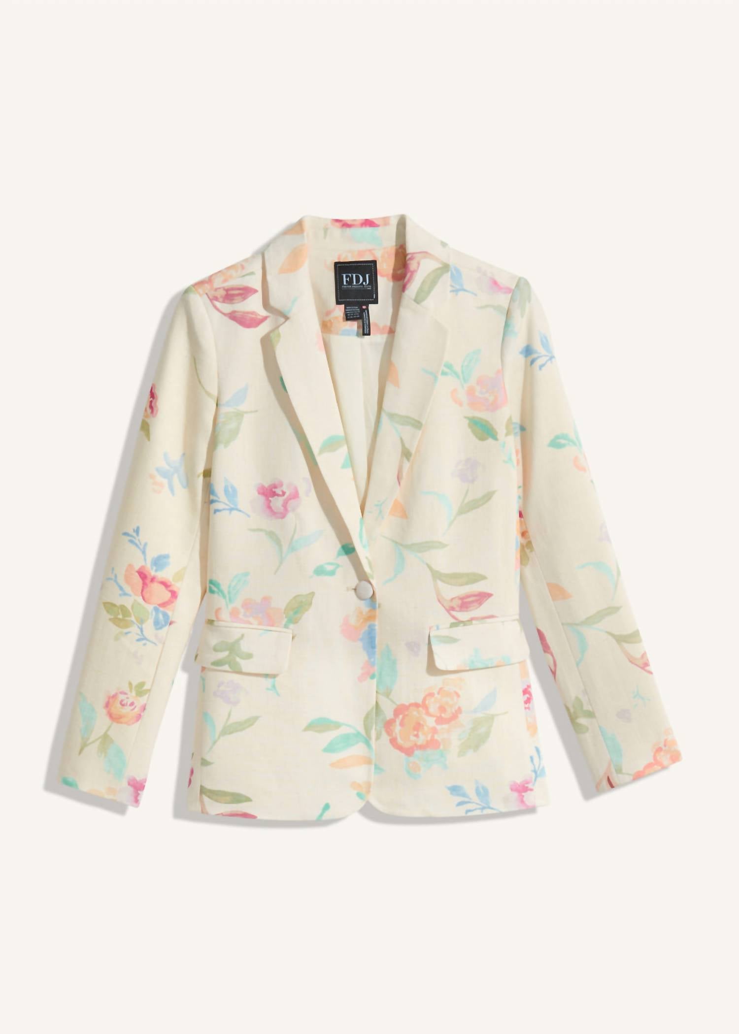 Fdj - Textured Printed Blazer