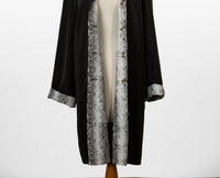 RAINRAPS Raintrench With Detachable Hood Rain Trench Coat in black - women's jacket - detail view