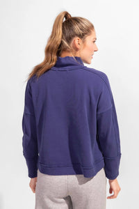 Escape By Habitat - Waffle Knit Mock Turtleneck