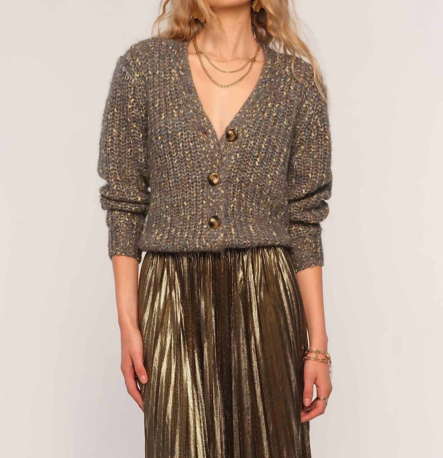 Heartloom - Emmeline Soft Melange Knit Cardigan