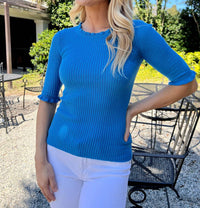 Alashan Cashmere - Ribbed Top