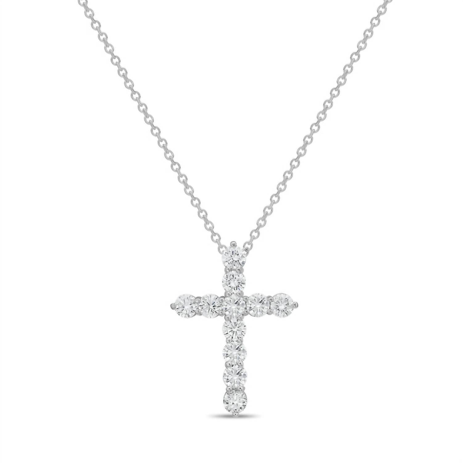 Diana M Jewels - Women's Round Lab-Grown Diamond Pendant Necklace (1.00 Ct) - Delicate