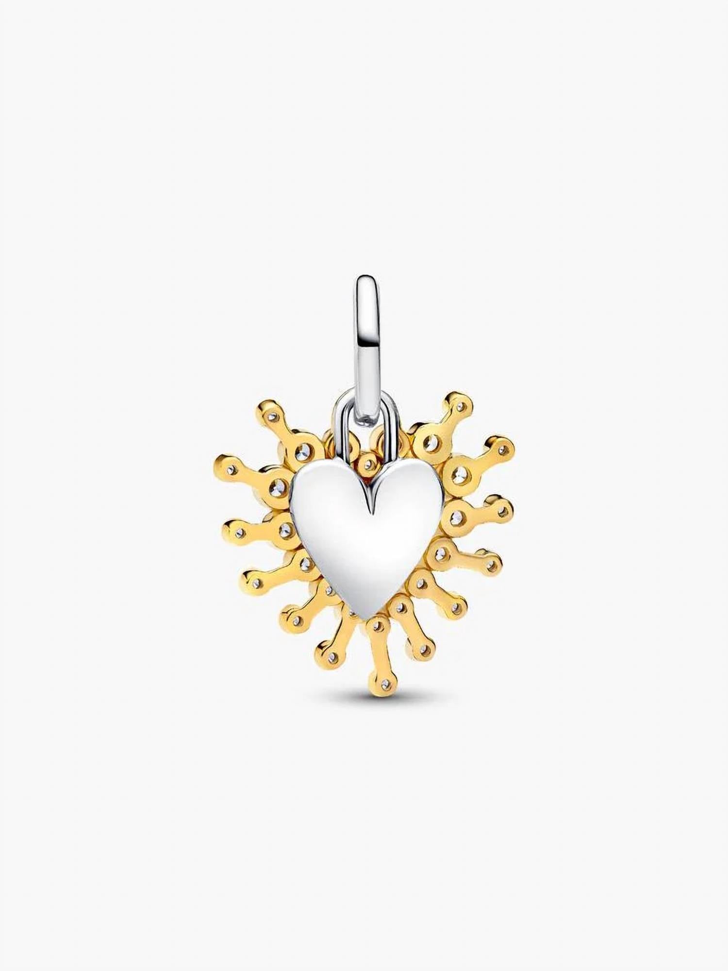 Pandora - Radiant Heart Double Dangle Charm