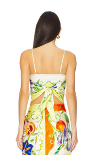 Alemais - Flores Scarf Top