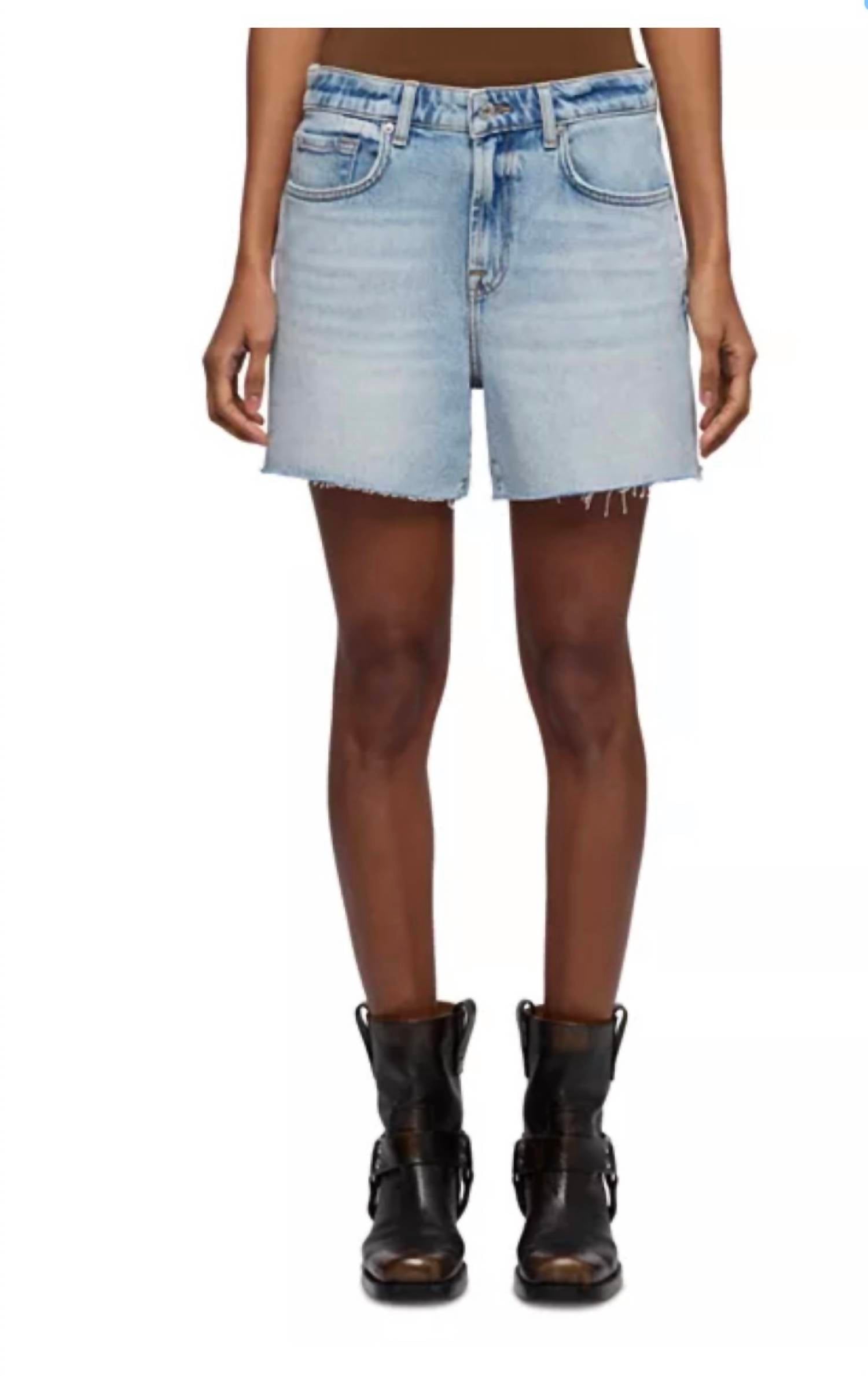 7 For All Mankind The Monroe Long Shorts in ode tu - women's shorts