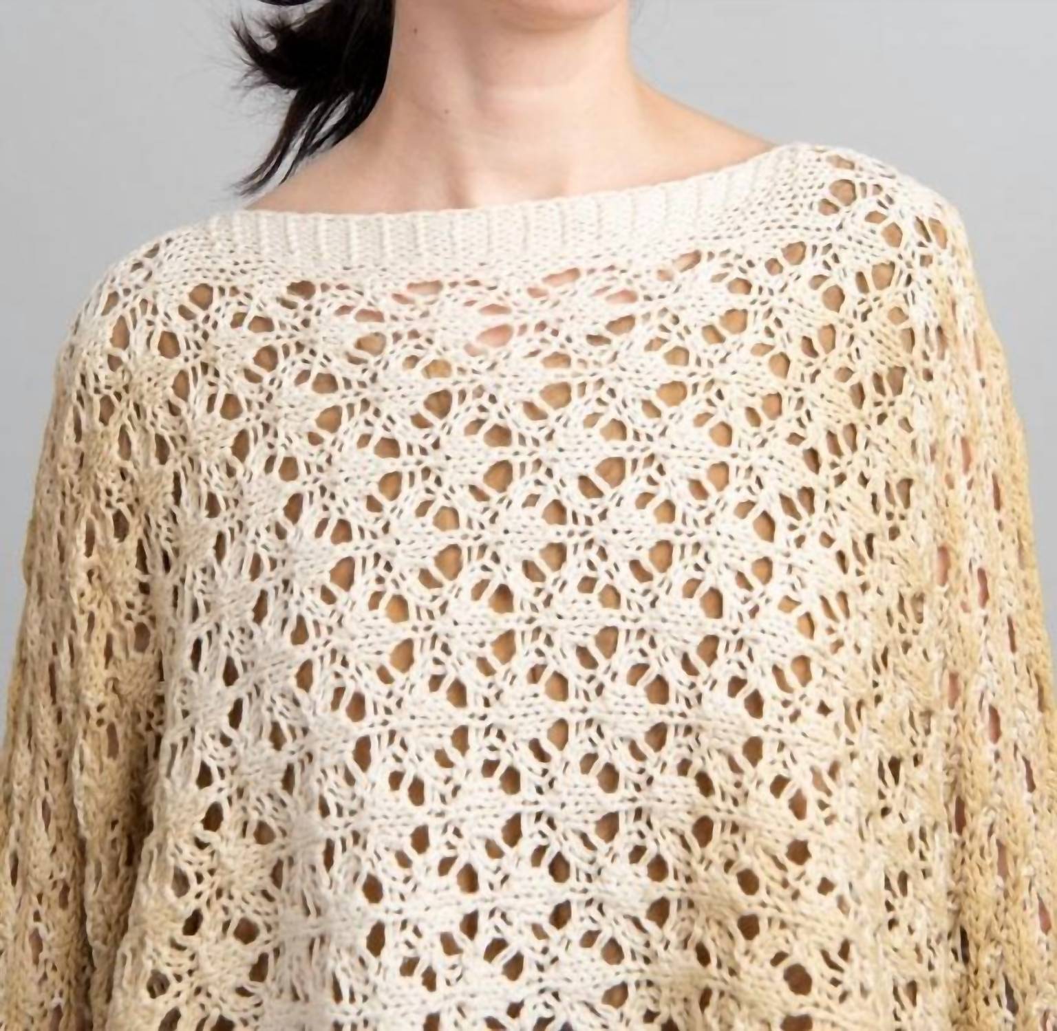 Sanctamuerte - Maglia Mesh Cropped Sweater