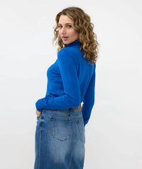 Esqualo - Freya Fancy Detail Shoulder Turtleneck Sweater