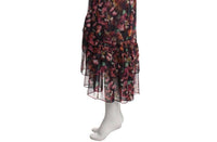 Misa Los Angeles - Floral Tiered Midi Skirt