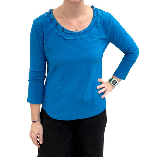 Tulip Clothing - Bowen Button Detail Top