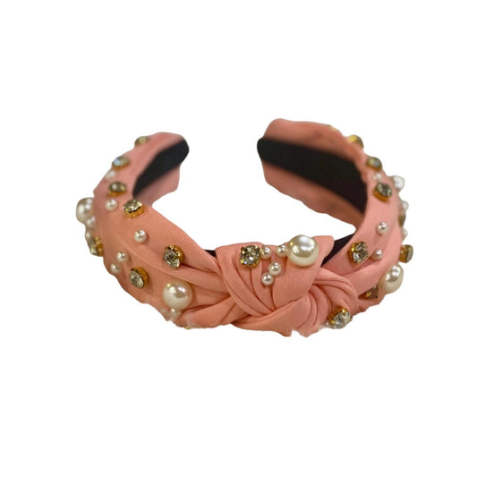 Kidscharm - Girl's Rhinestone and Pearl Headband