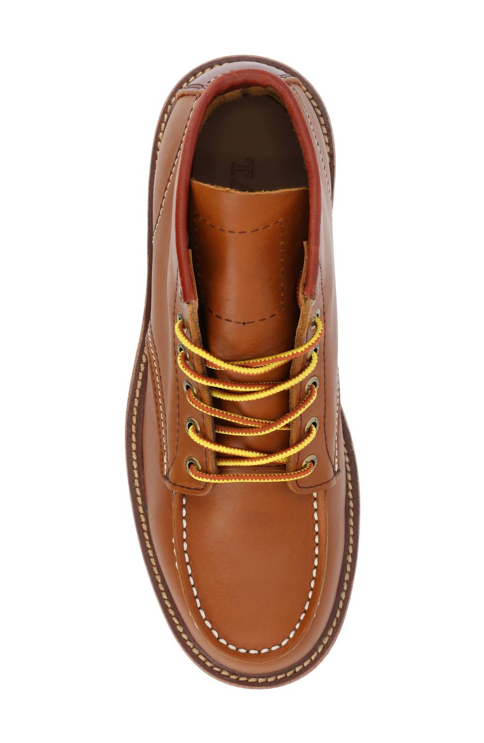 Taft Clothing Men's 002 Leather Moc Toe Boots in brown - men's boots - view 5