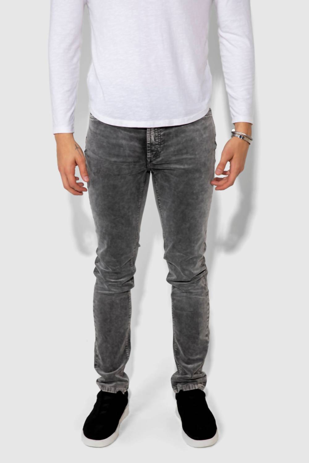 Monfrere - Greyson Velvet Skinny Jeans