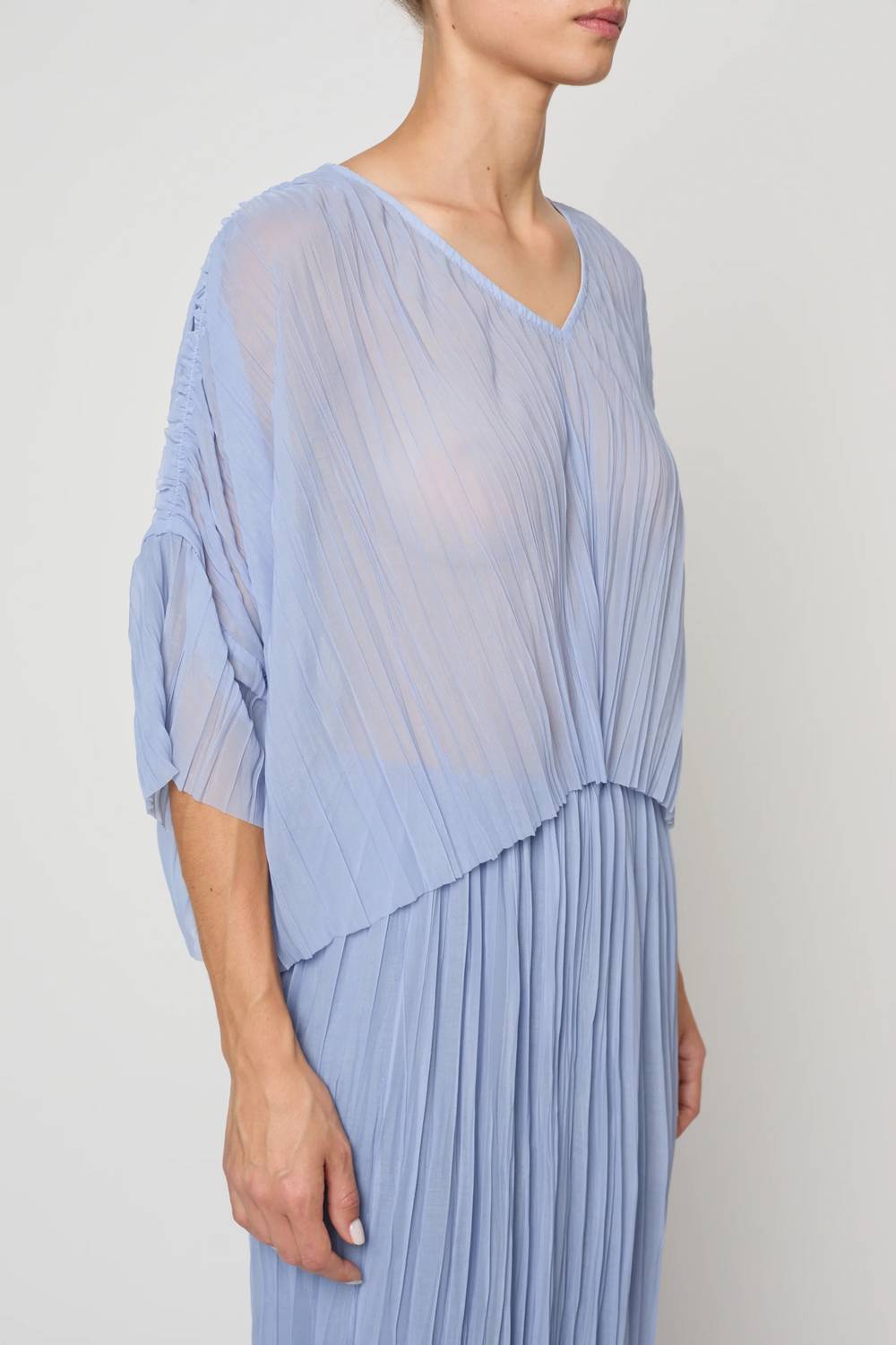 Atelier Delphine - Flared Random Pleats Tee