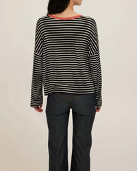 Project Social T - Captain Striped Boyfriend Tee