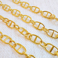 Ellison+Young Women's Horse Bit Long Chain Necklace in gold - women's jewelry - view 5