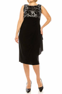 Le Bos - 3/4 Sleeve 2 Piece Jacket Dress