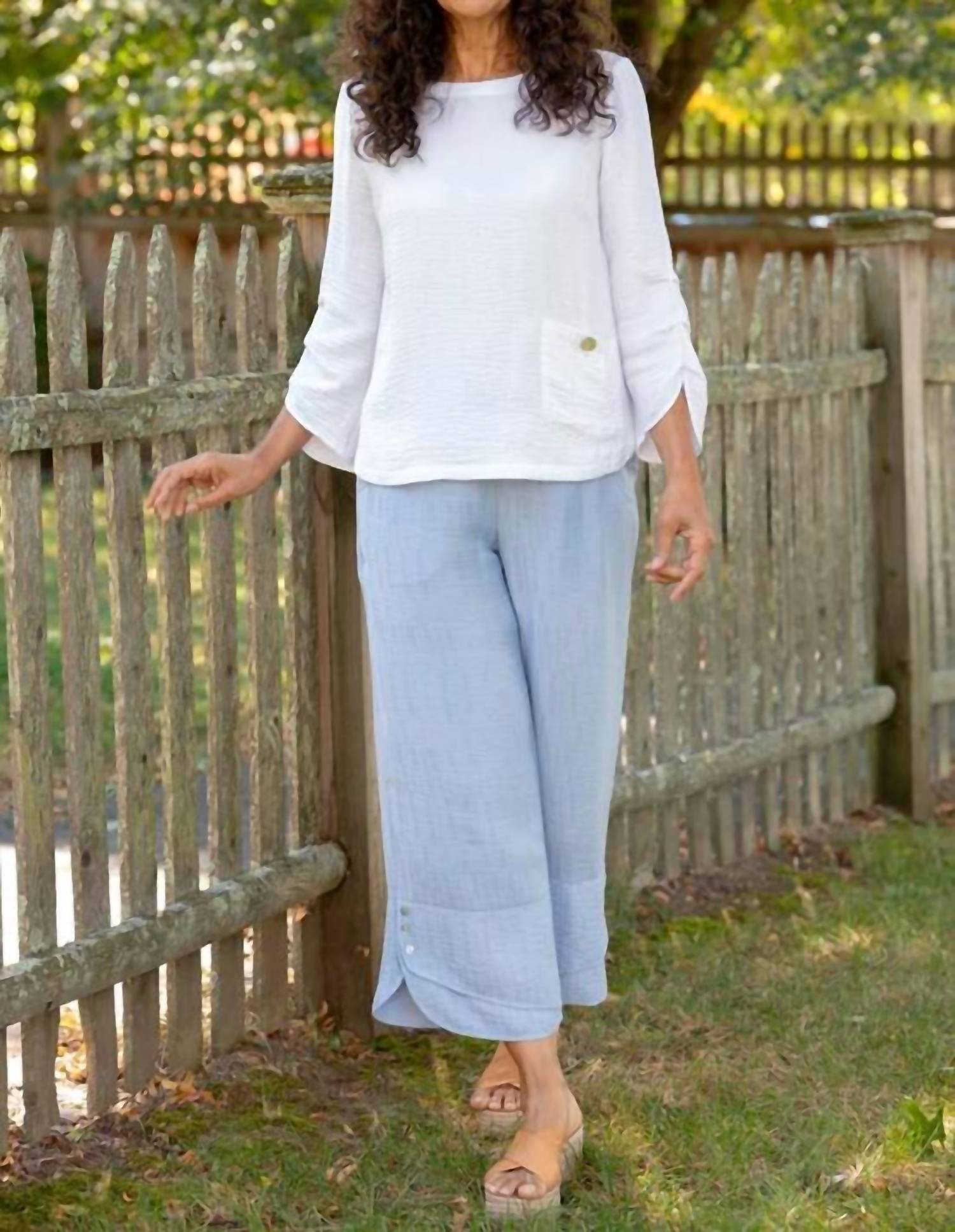 Habitat - Whisper Jacquard Crop Pant