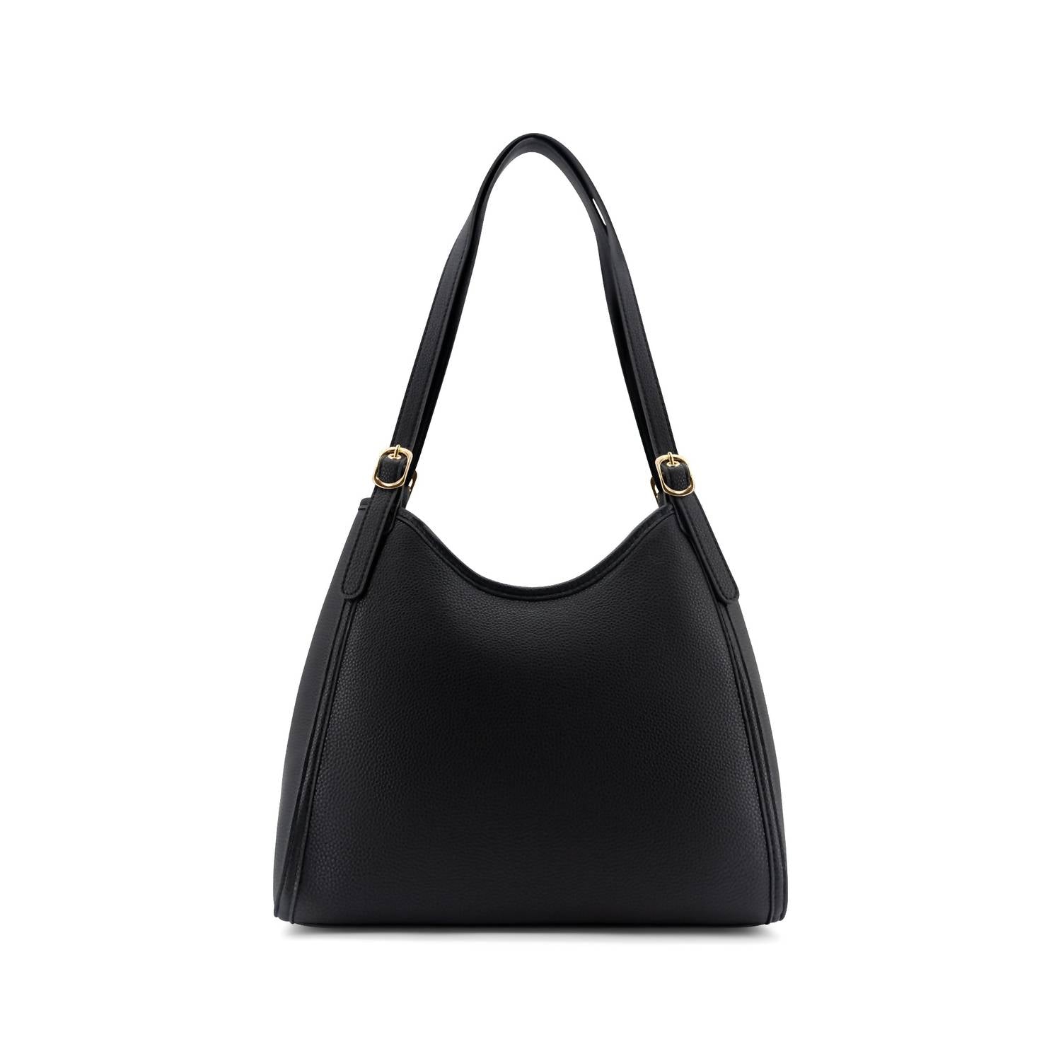Like Dreams Women's Amrose Vegan Leather Tote Bag in black - women's bag - detail view