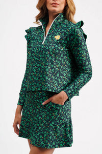 SMITH & QUINN Molly Classic Skort in notre dame shamrocks - women's shorts