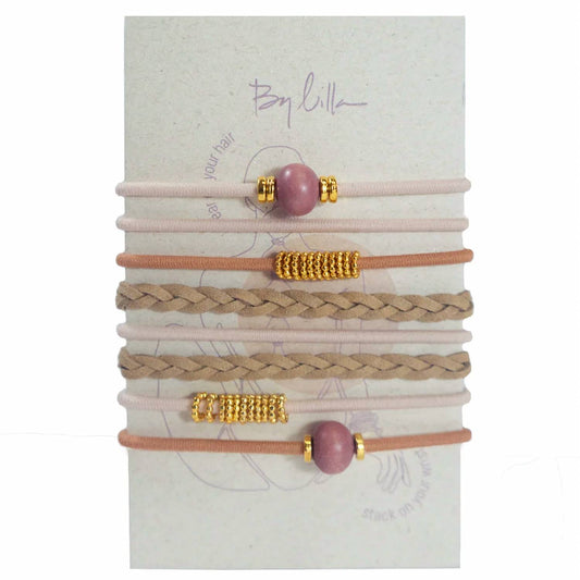 By Lilla - FIORE 8 PACK BRACELET/HAIR TIES