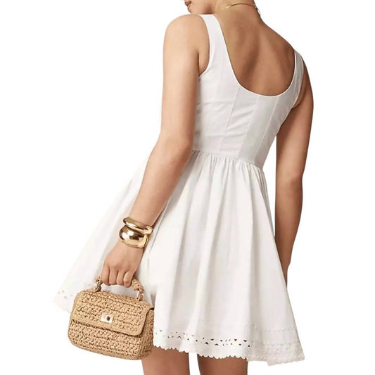 J.Crew - FIT-AND-FLARE MINI DRESS WITH RICKRACK TRIM