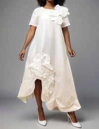 N By Nancy - Asymmetrical Hem Dress