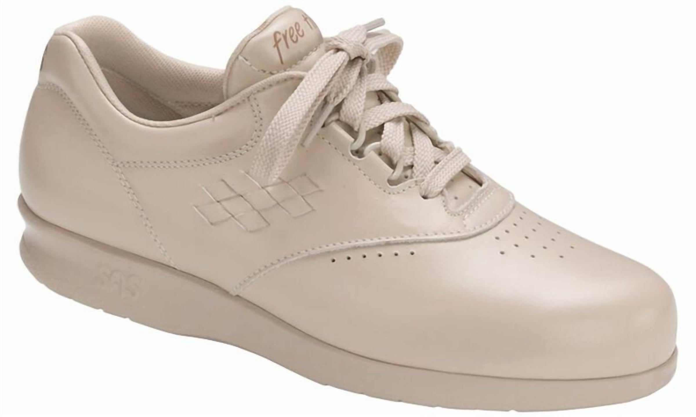 SAS Women's Free Time Walking Shoe in bone 2 - women's sneaker - detail view